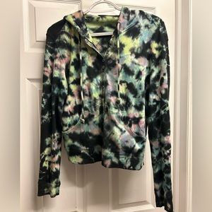 Barbara Lessed FIBER tie dye button down shirt